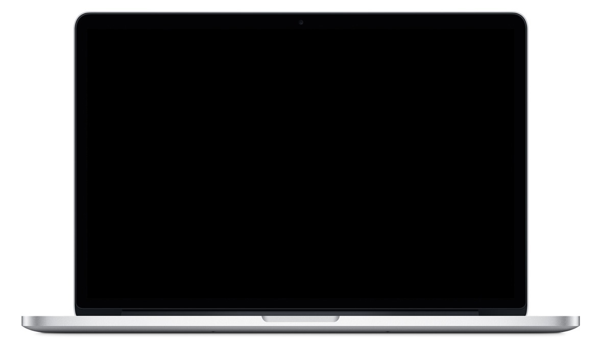 iMac stuck on black screen