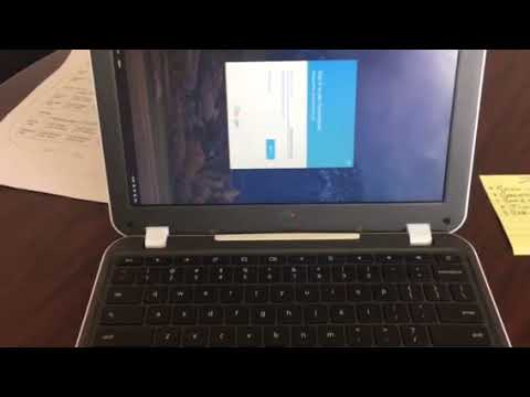 how to rotate screen on HP Chromebook
