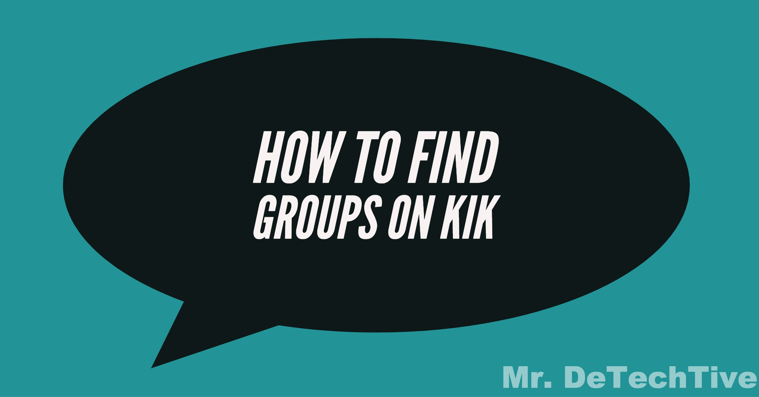 How to find KIK groups