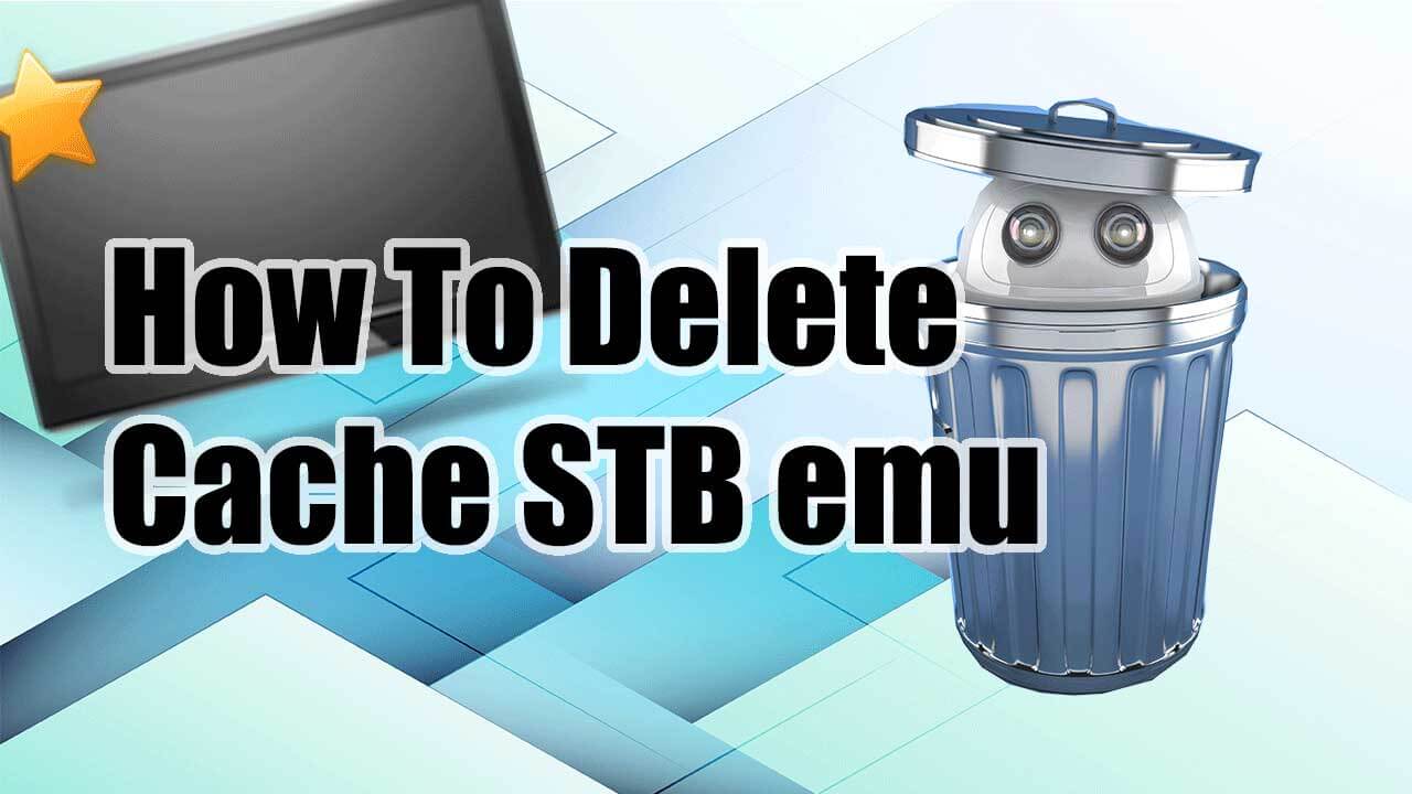 How to clear cache data for STB emulator app