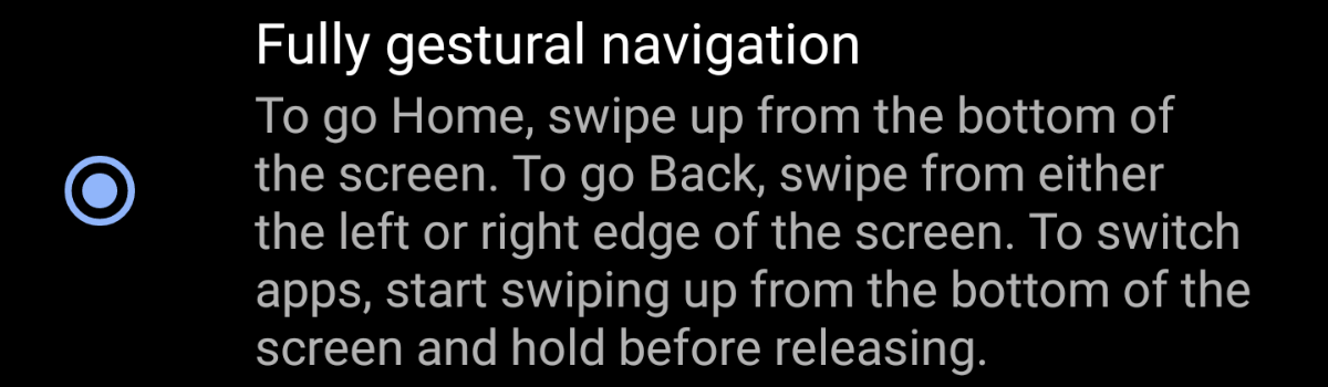 Activate Google Assistant Full Gesture Navigation