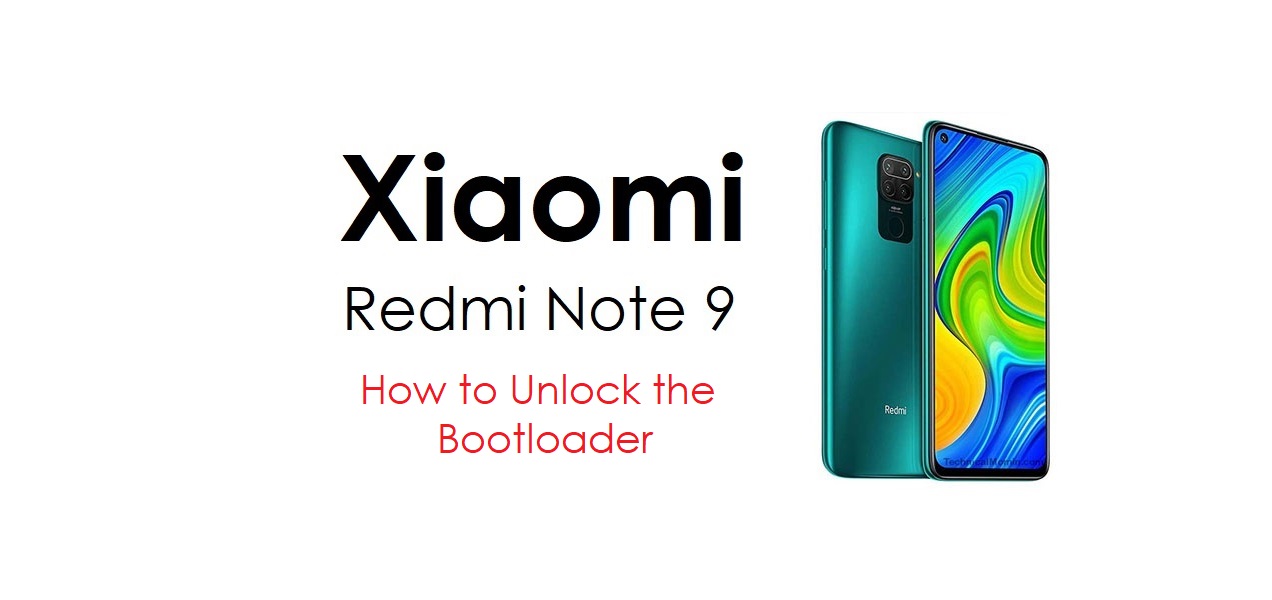 Xiaomi Redmi Note 9 unlock bootloader
