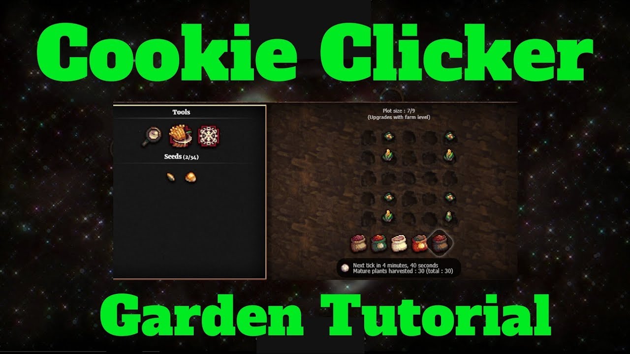 Cookie Clicker Garden Guide